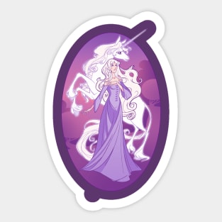 Unicorn or Woman Sticker